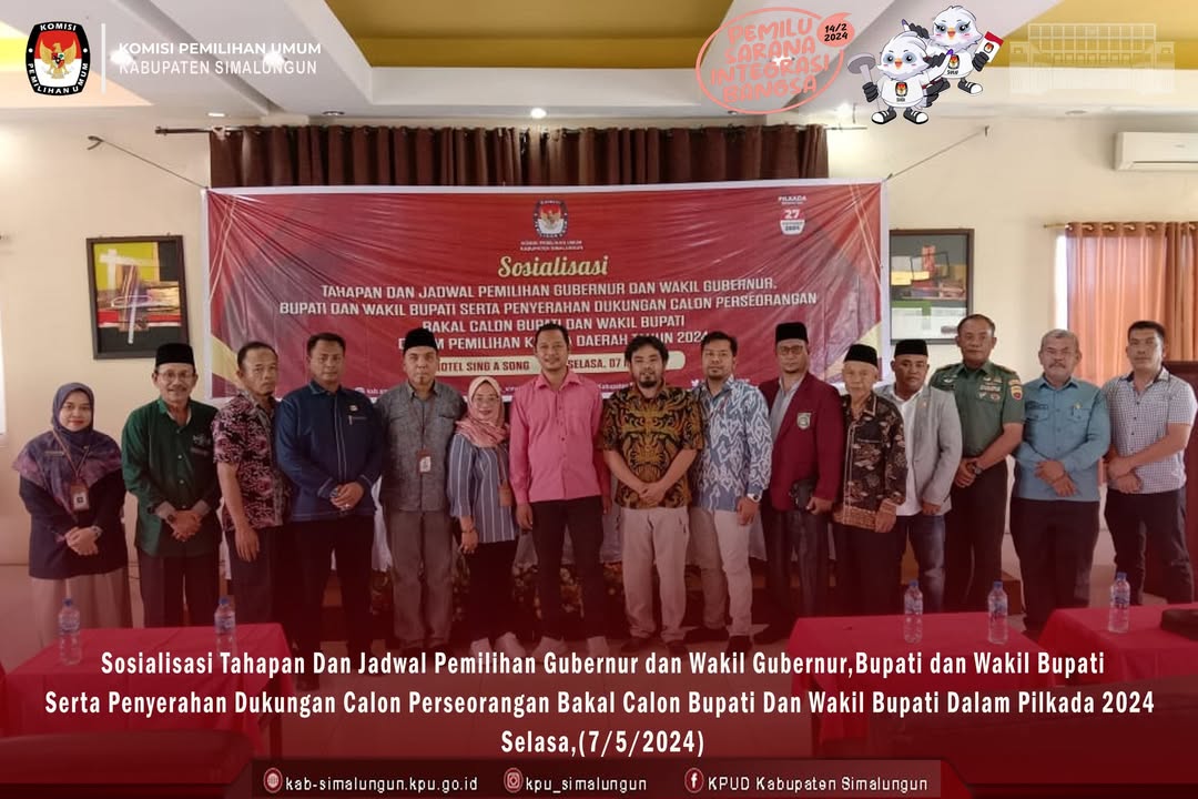 SOSIALISASAI TAHAPAN DAN JADWAL PEMILIHAN (7/5/2024)