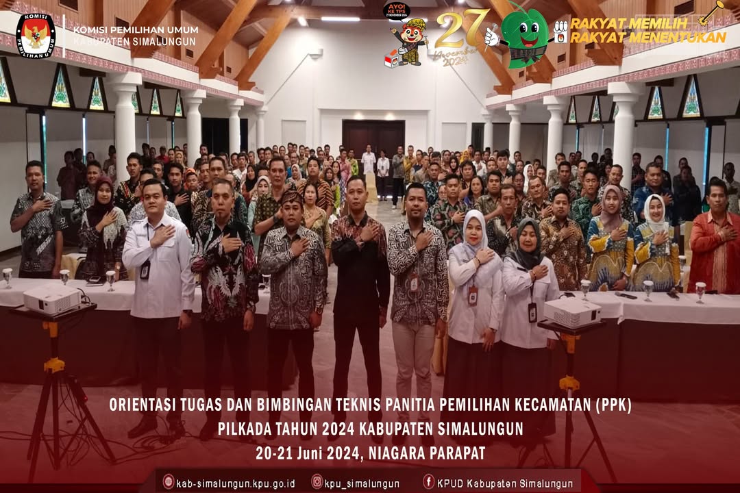 ORIENTASI DAN BIMBINGAN TEKNIS PPK PILKADA TAHUN 2024 (20-21 JUI 2024)