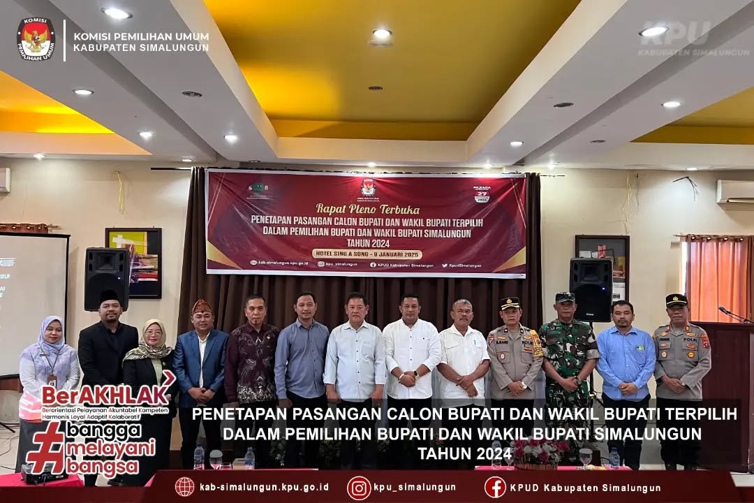 PENETAPAN PASANGAN CALON BUPATI DAN WAKIL BUPATI (9/1/2025)