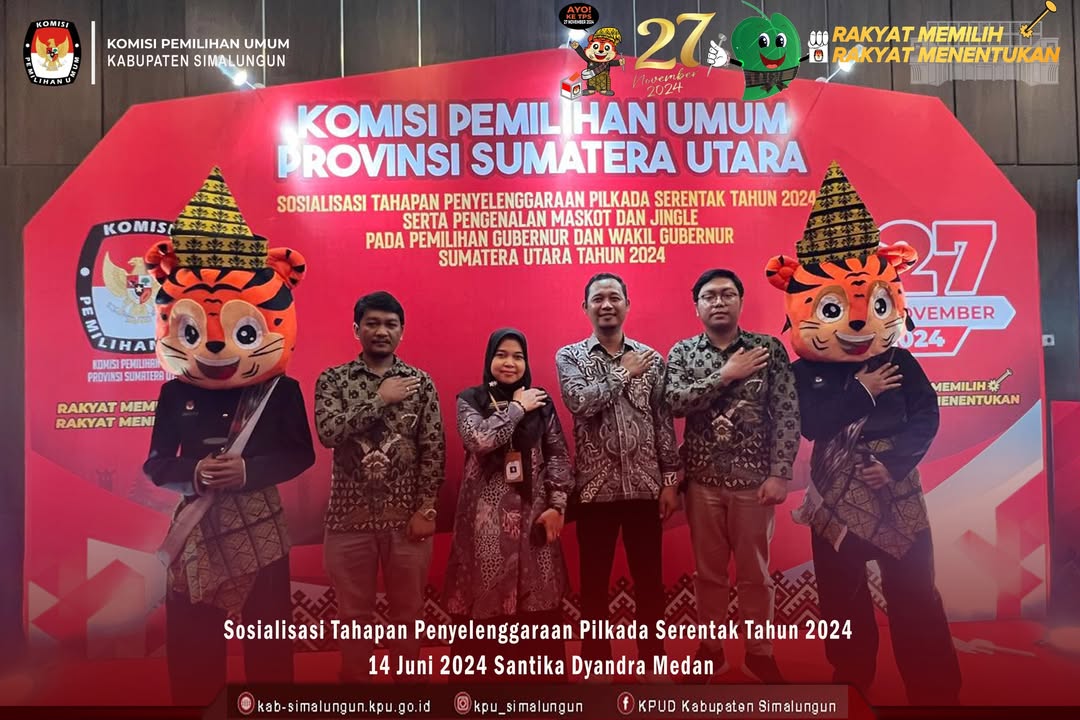 SOSIALISASAI TAHAPAN PENYELENGGARAAN PILKADA SERENTAK TAHUN 2024 (14/6/2024)