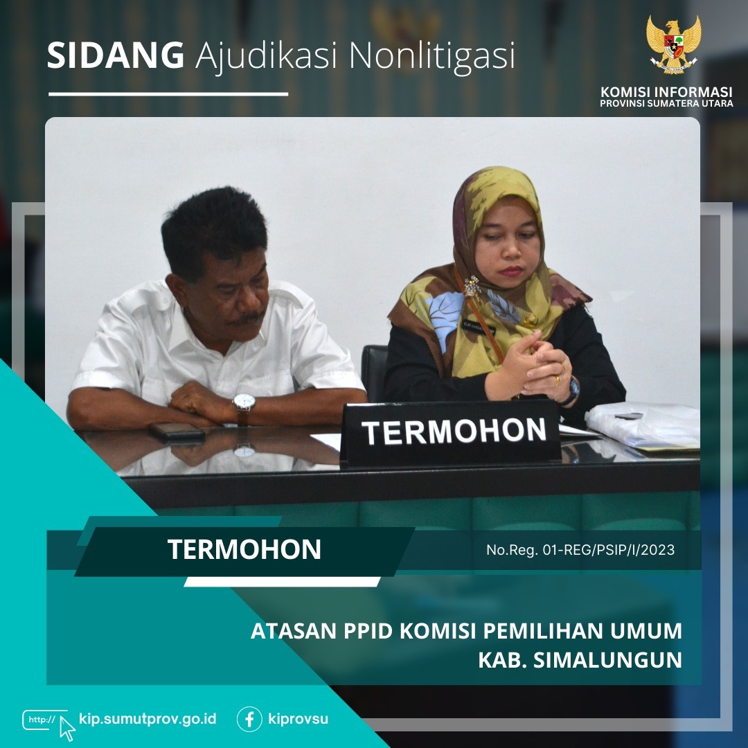 SIDANG AJUDIKASI NONLITIGASI